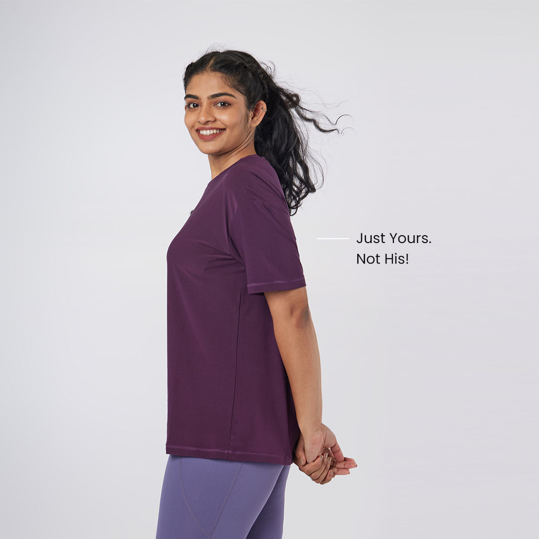 Round Neck Oversized T-Shirts for Women & Girls