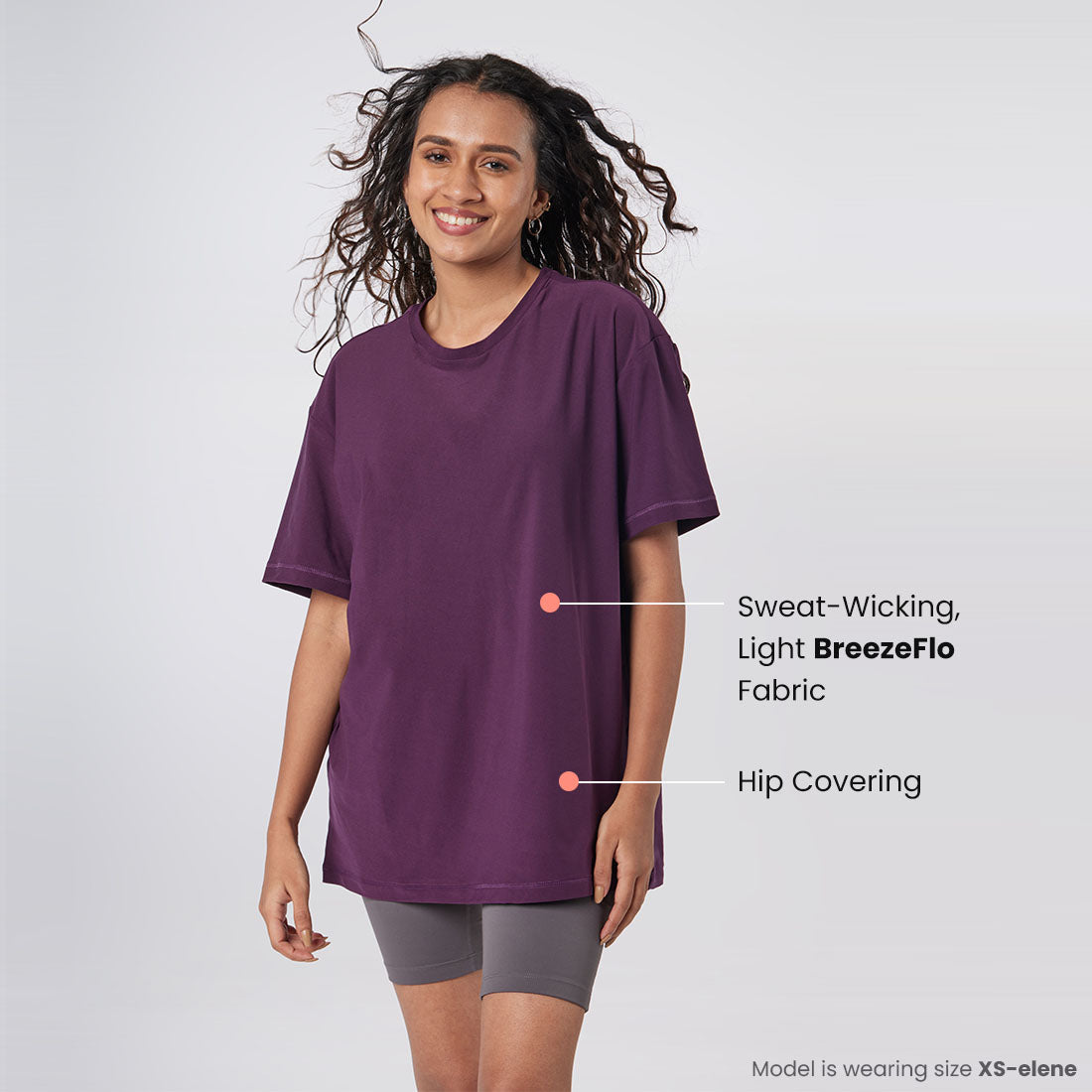 Round Neck Oversized T-Shirts for Women & Girls