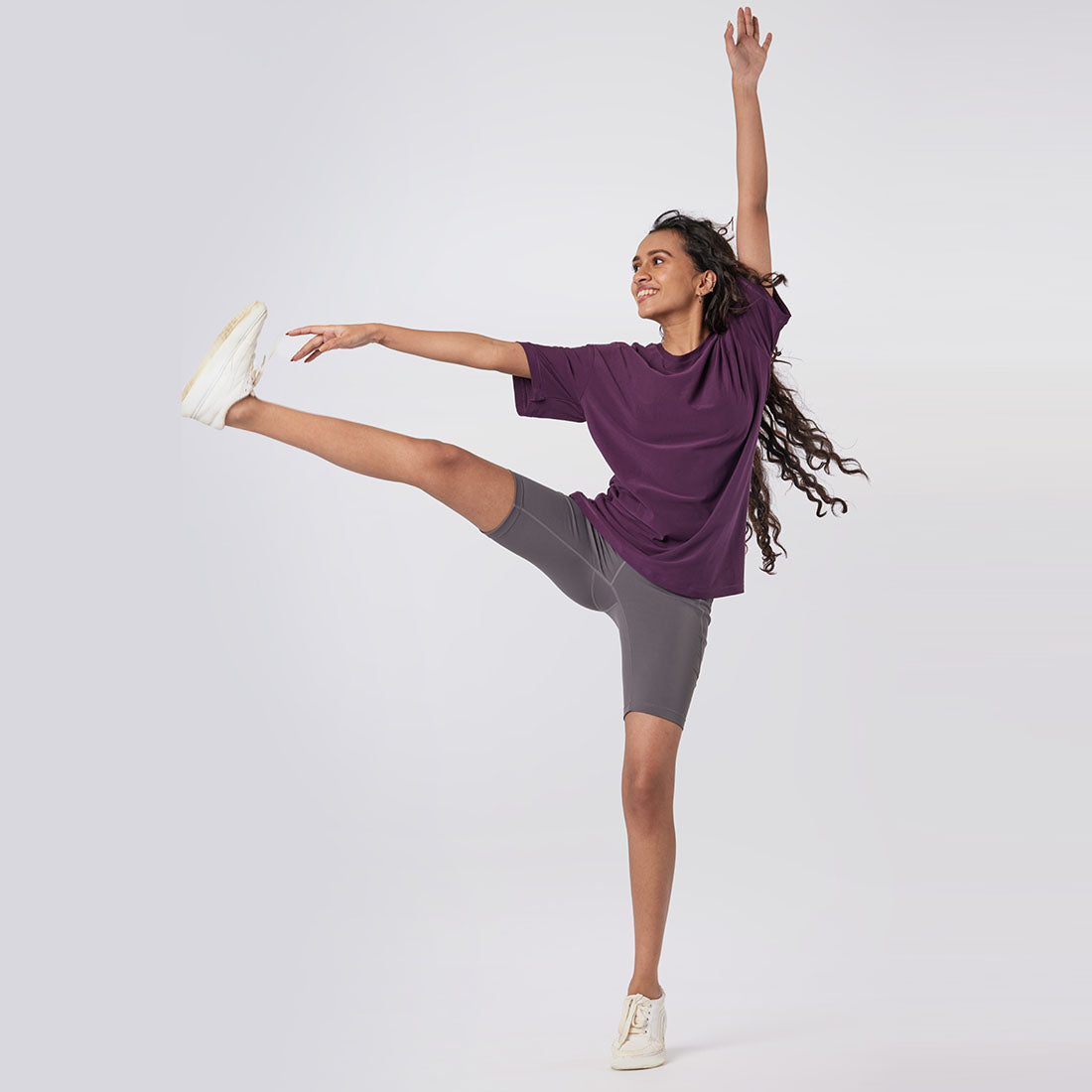 Round Neck Oversized T-Shirts for Women & Girls