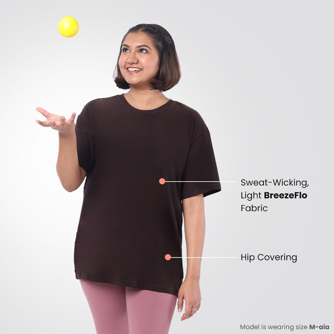 Barkha Brown, XS-elene, S-elene, M-aia, L-una, XL-una, XXL-una, XXXL-una