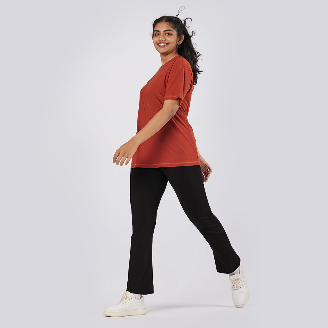 Round Neck Oversized T-Shirts for Women & Girls