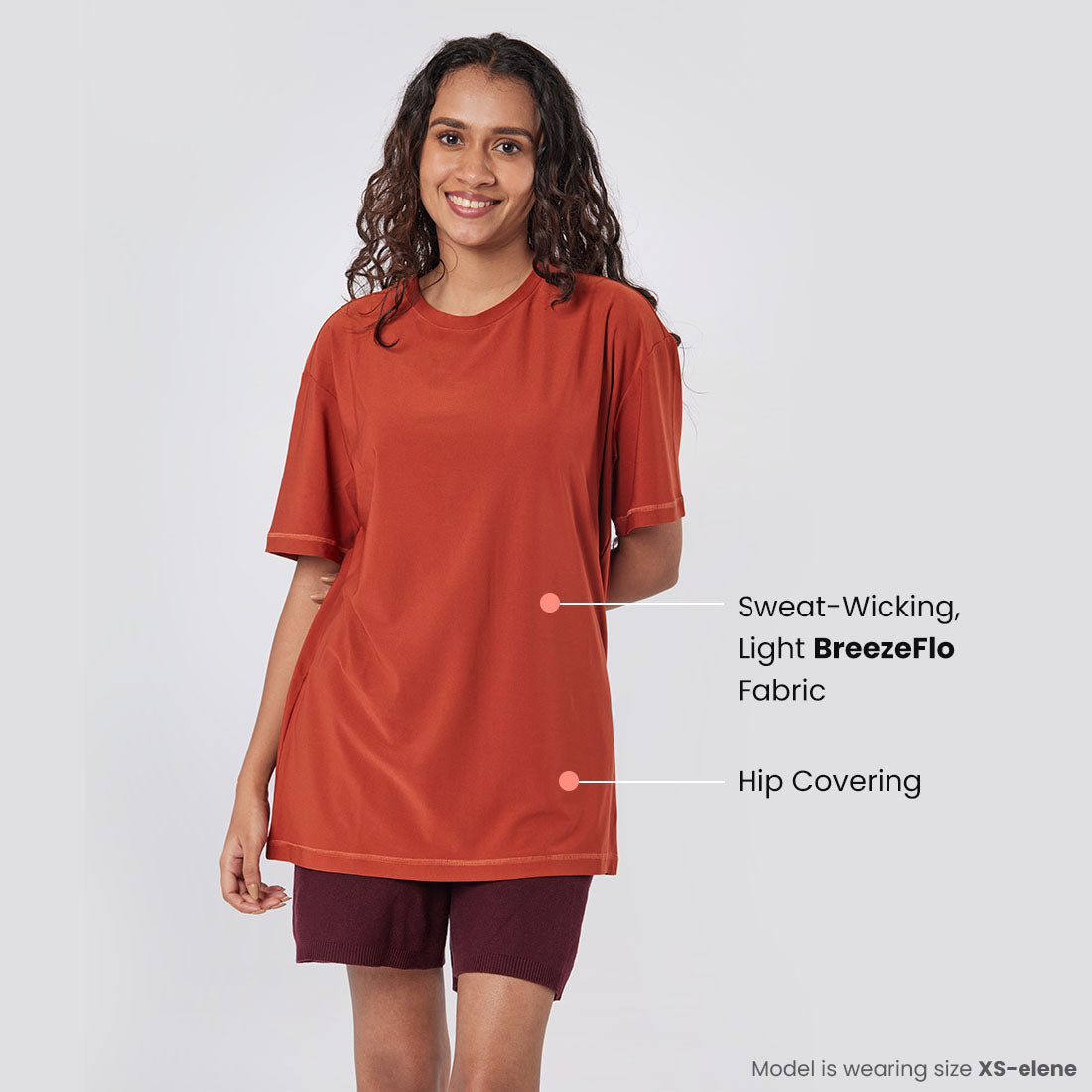Round Neck Oversized T-Shirts for Women & Girls
