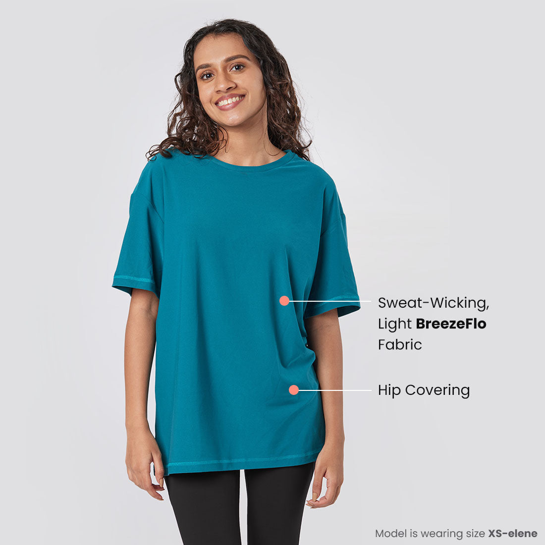 Round Neck Oversized T-Shirts for Women & Girls