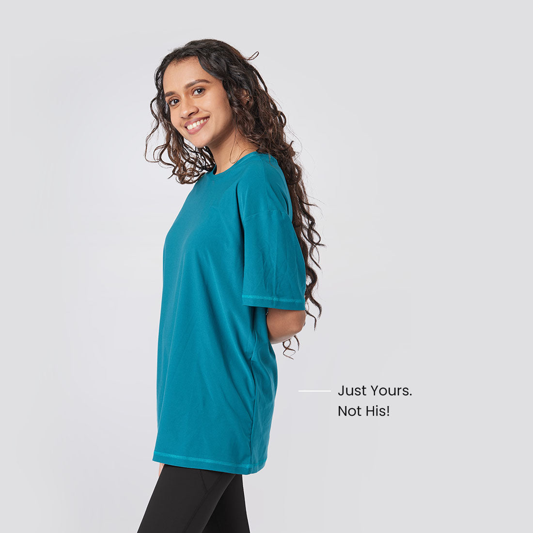 Round Neck Oversized T-Shirts for Women & Girls