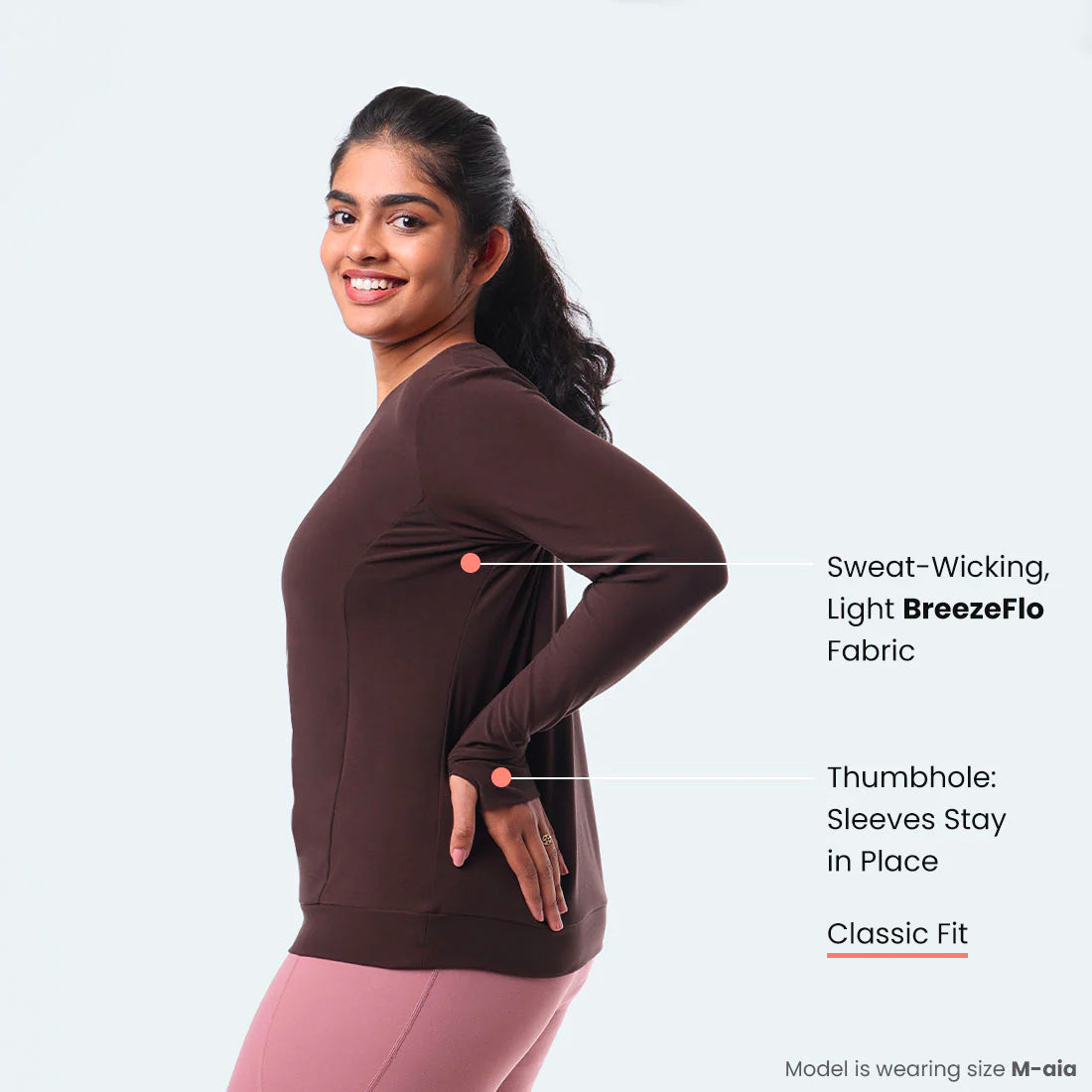 The Breezy Thumbhole Top