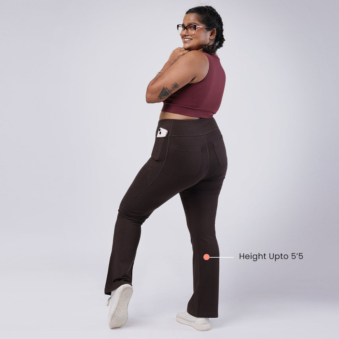 Barkha Brown, XS-elene, S-elene, M-aia, L-una, XL-una, XXL-una, XXXL-una, XXXXL-una