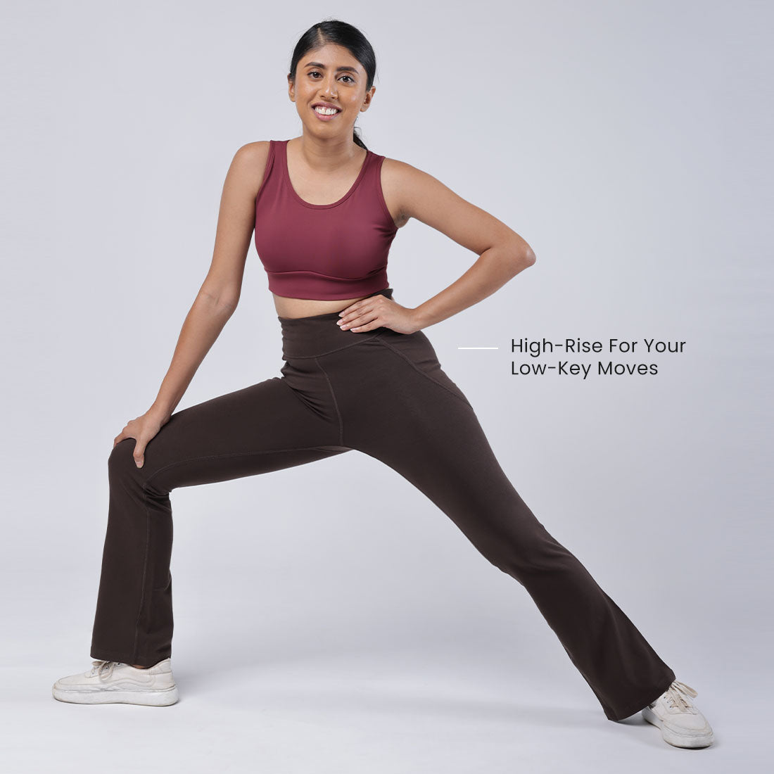 Groove-In Cotton Flare Pants - Regular