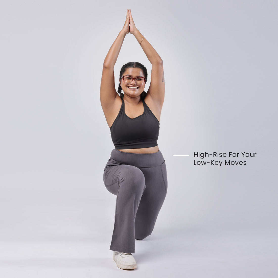 Groove-In Cotton Flare Pants - Regular