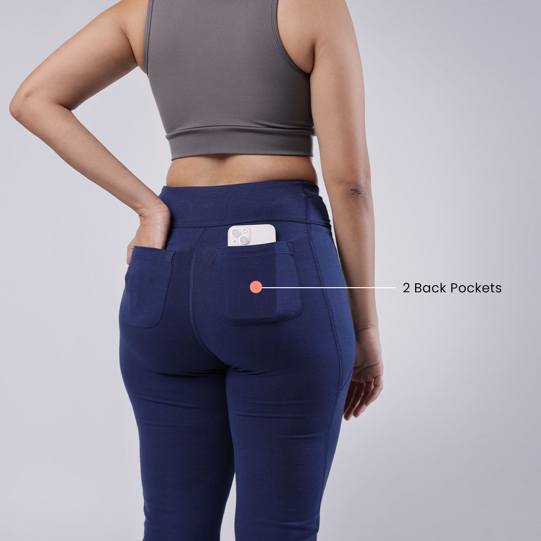 Groove-In Cotton Flare Pants - Regular