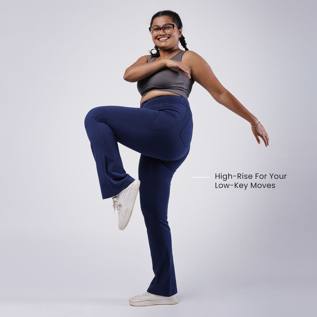 Groove-In Cotton Flare Pants - Regular