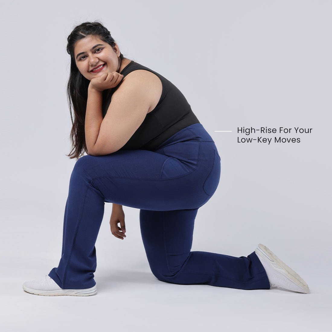 Groove-In Cotton Flare Pants - Regular