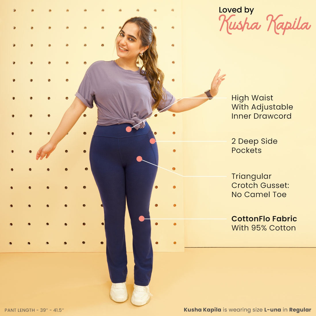 Groove-In Cotton Flare Pants - Regular and Tall (CFP)