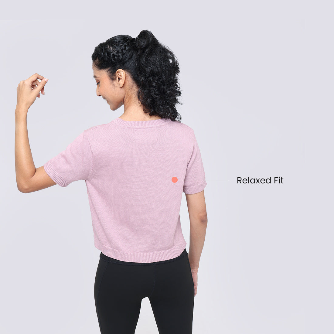 At-Ease Cotton Knit Crop Top