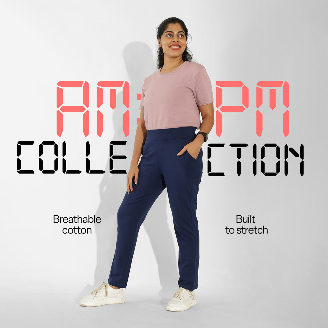 AM:PM Cotton Pencil Pants