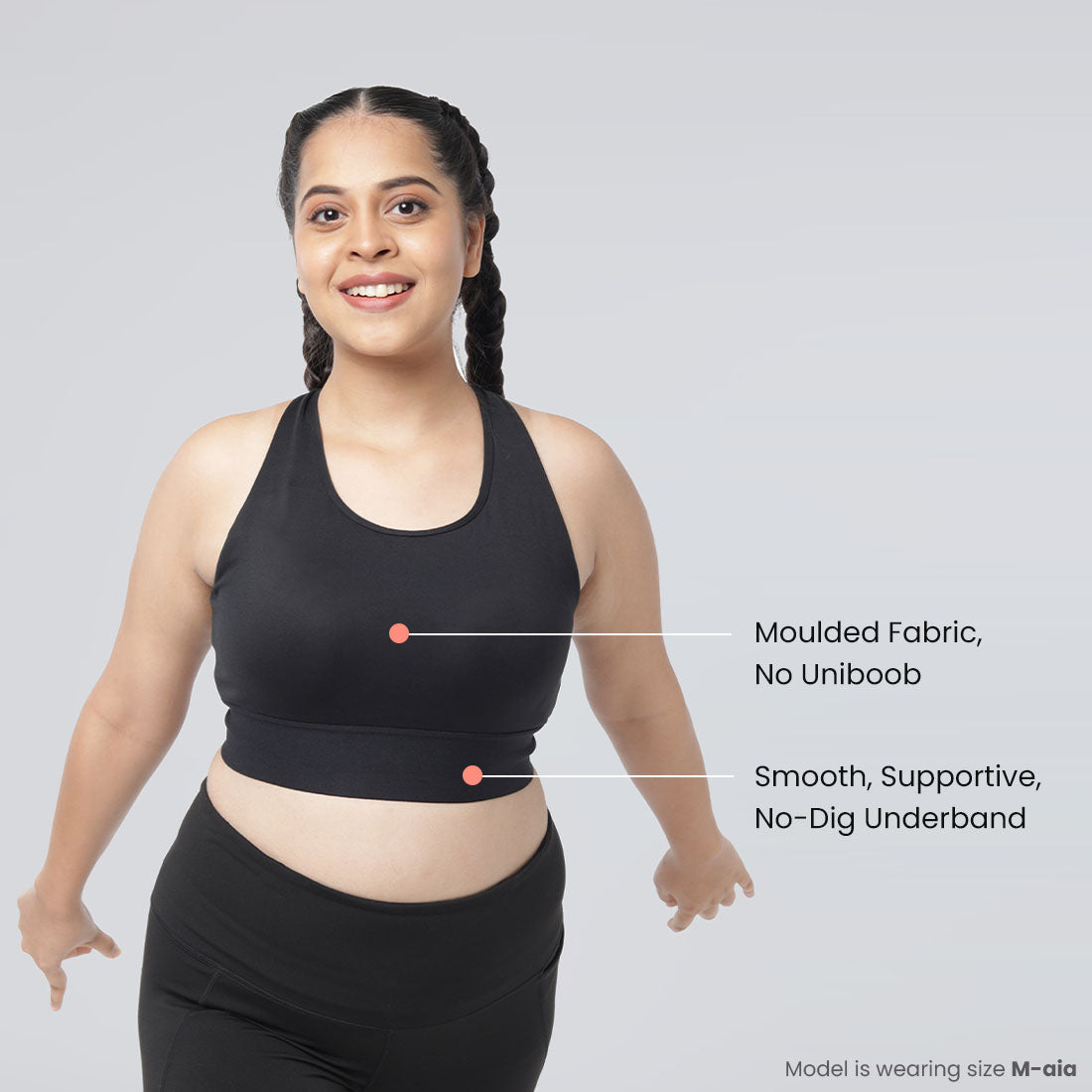 High Impact Padded Sports Bras for Women & Girls