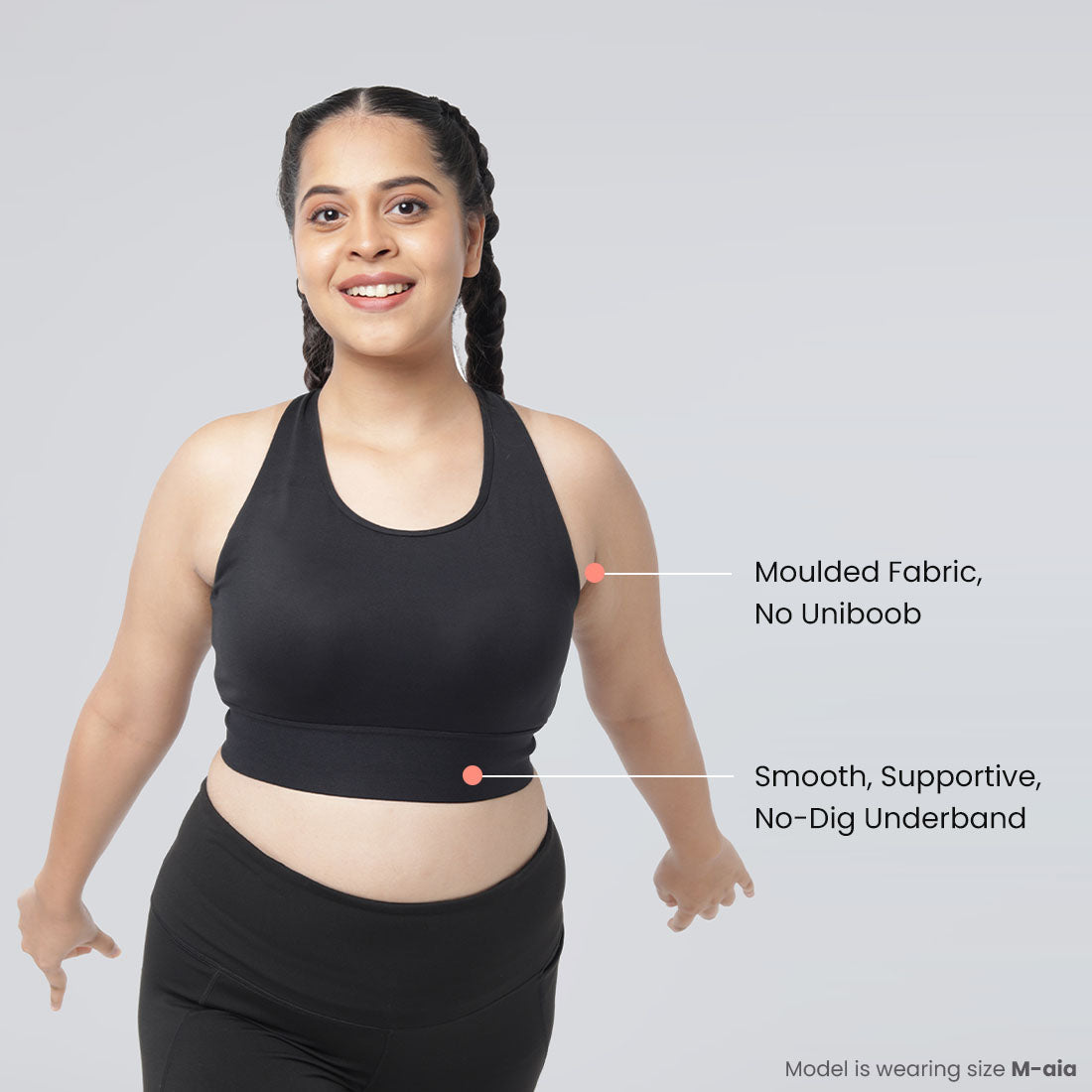 High Impact Padded Sports Bras for Women & Girls