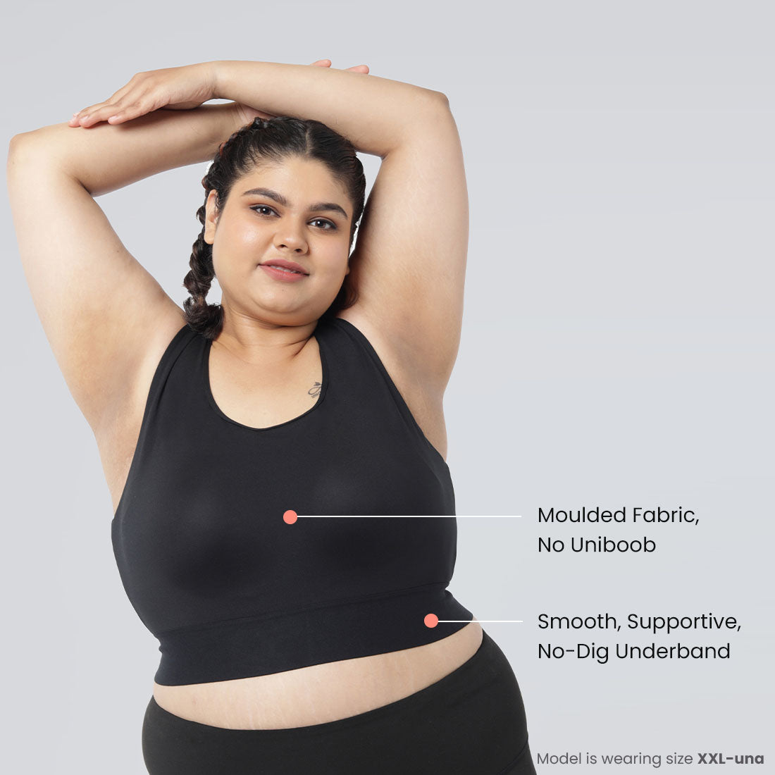 High Impact Padded Sports Bras for Women & Girls