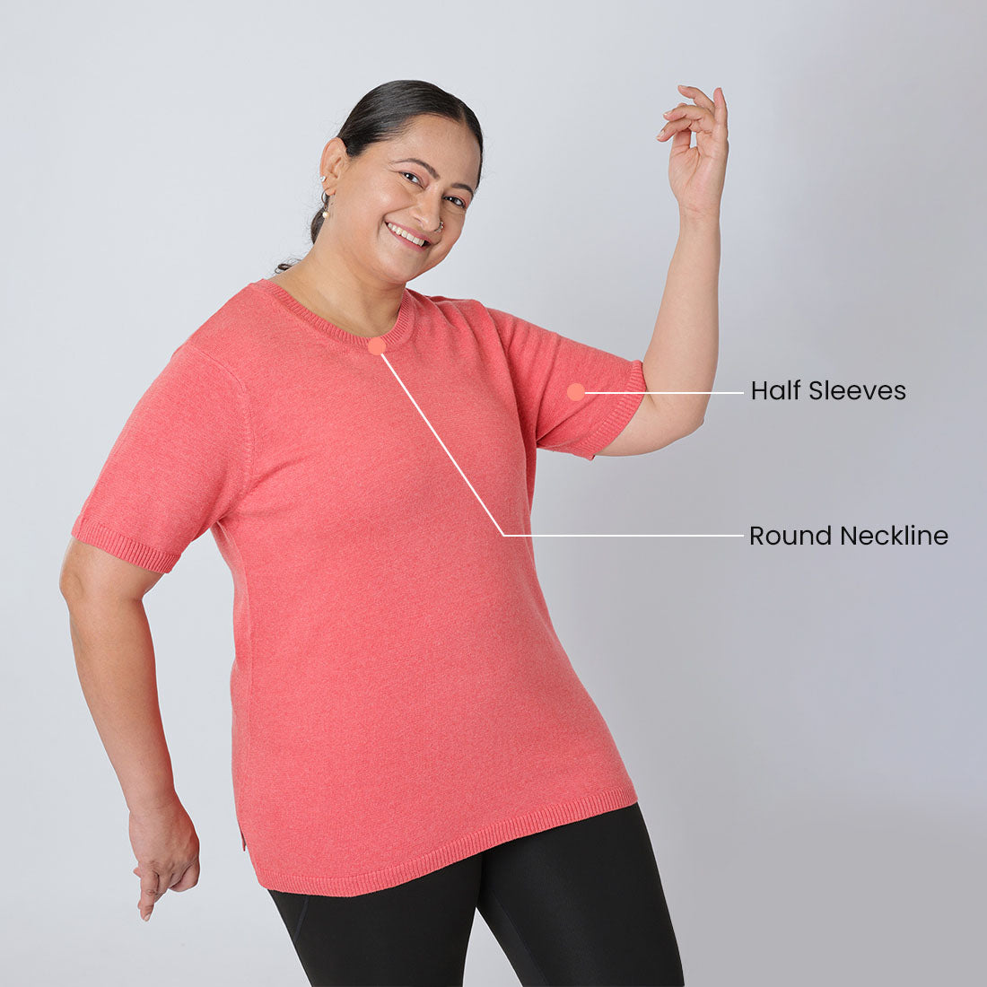 Half Sleeve Cotton Tops for Women & Girls