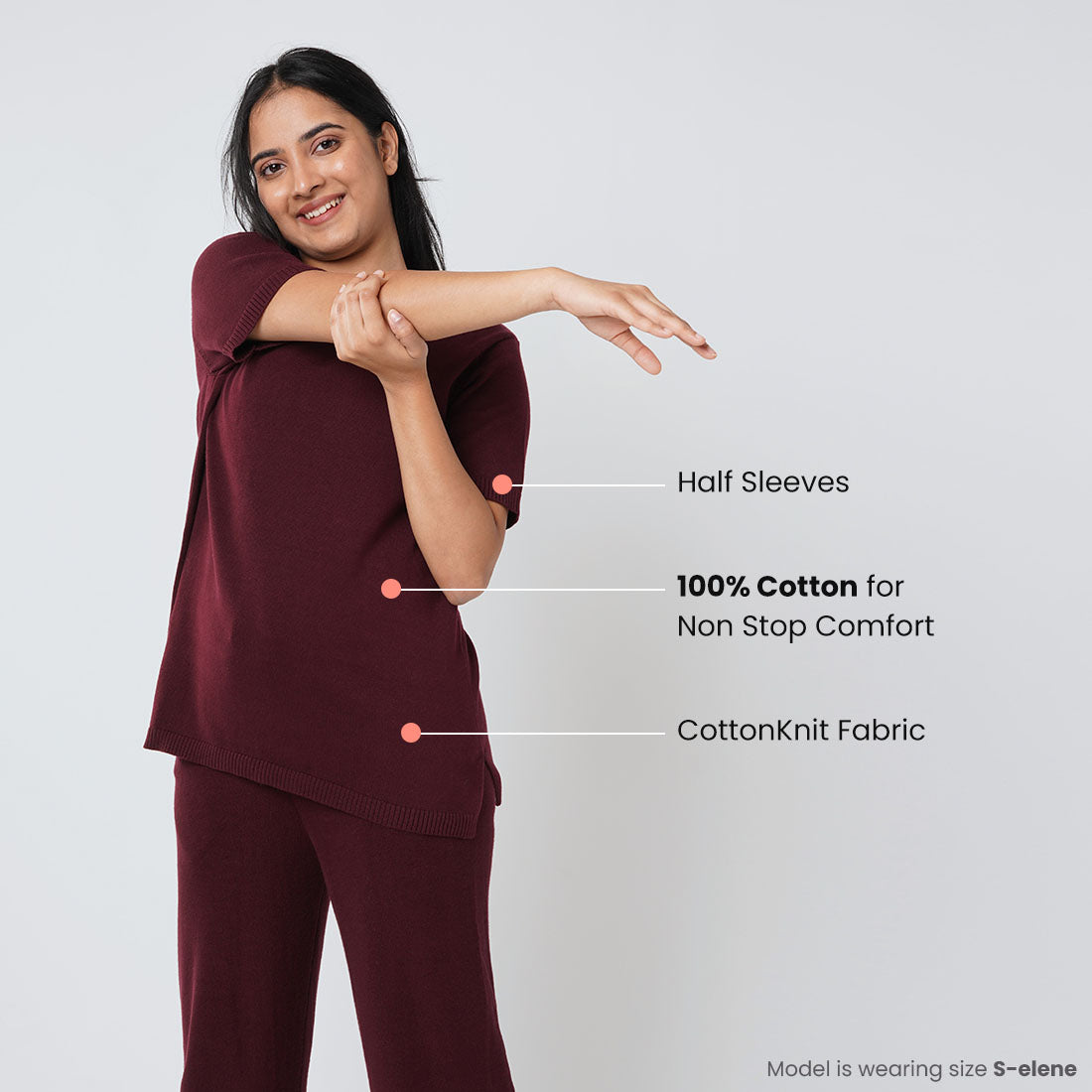Half Sleeve Cotton Tops for Women & Girls