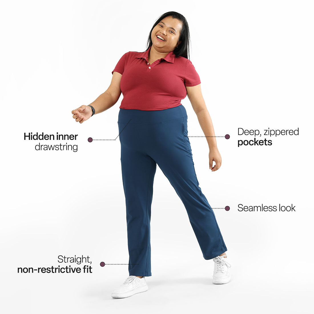 On-The-Go Straight Pants (Classic)