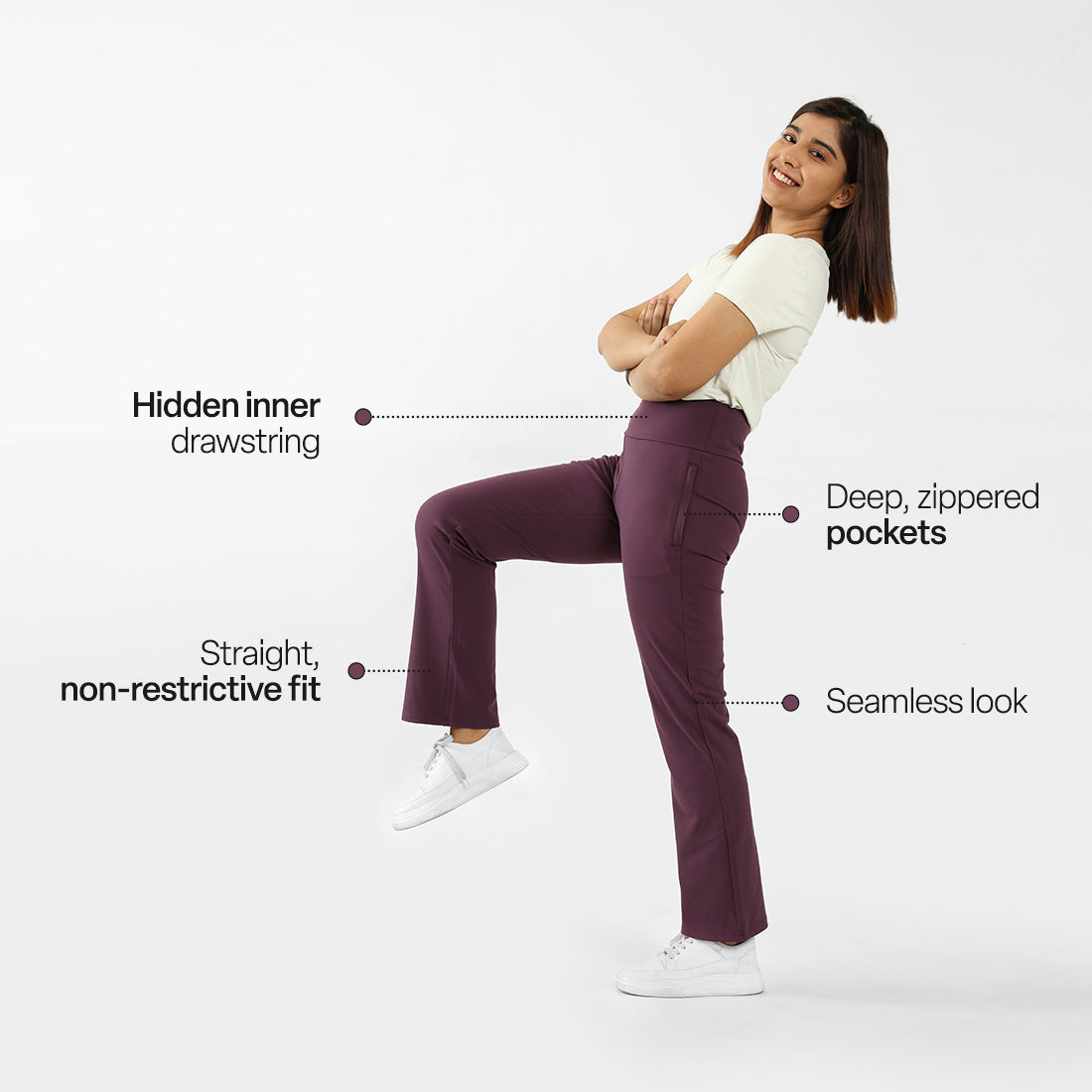 On-The-Go Straight Pants (Classic)