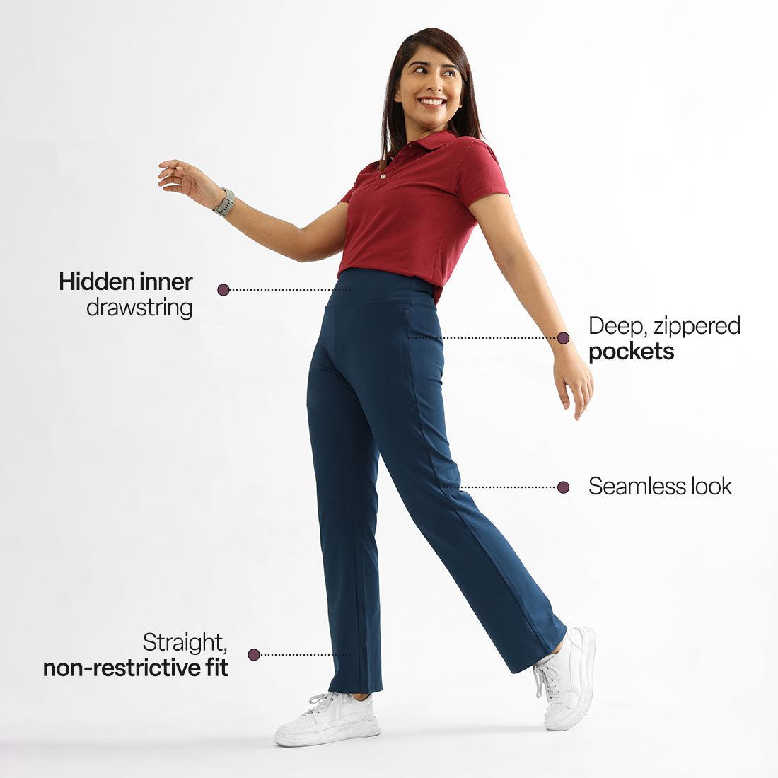 On-The-Go Straight Pants (Classic)