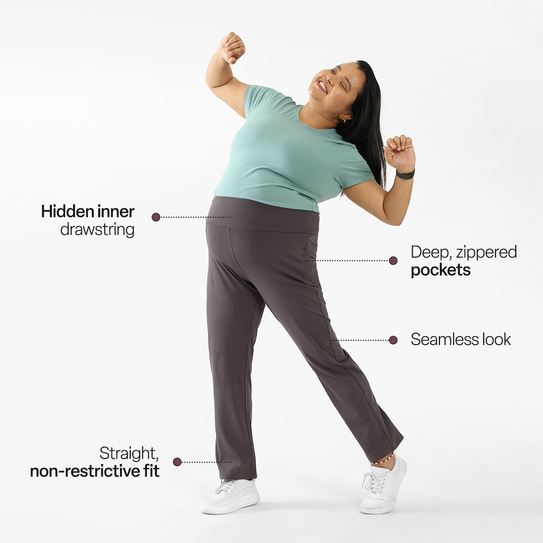 On-The-Go Straight Pants (Classic)