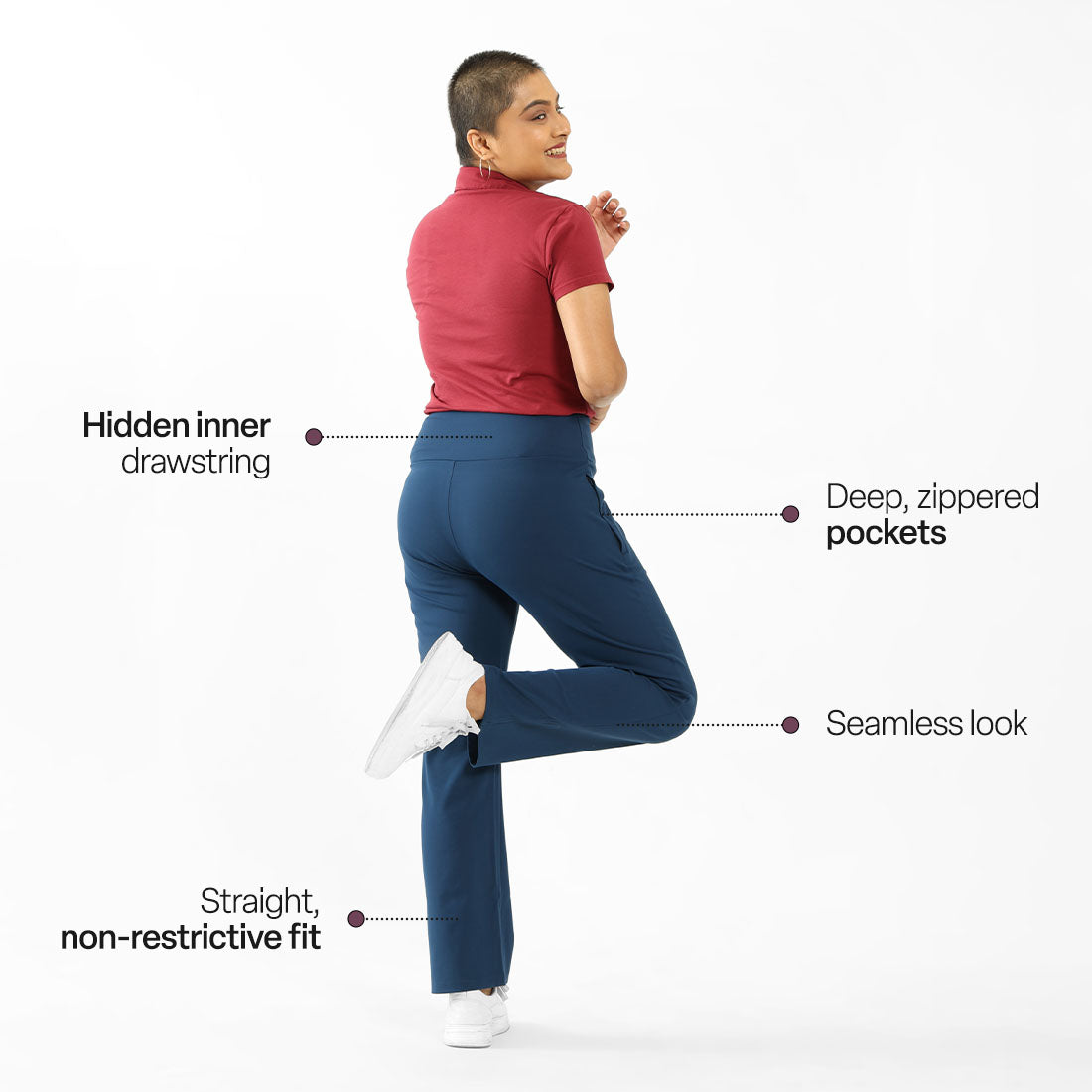 On-The-Go Straight Pants (Classic)