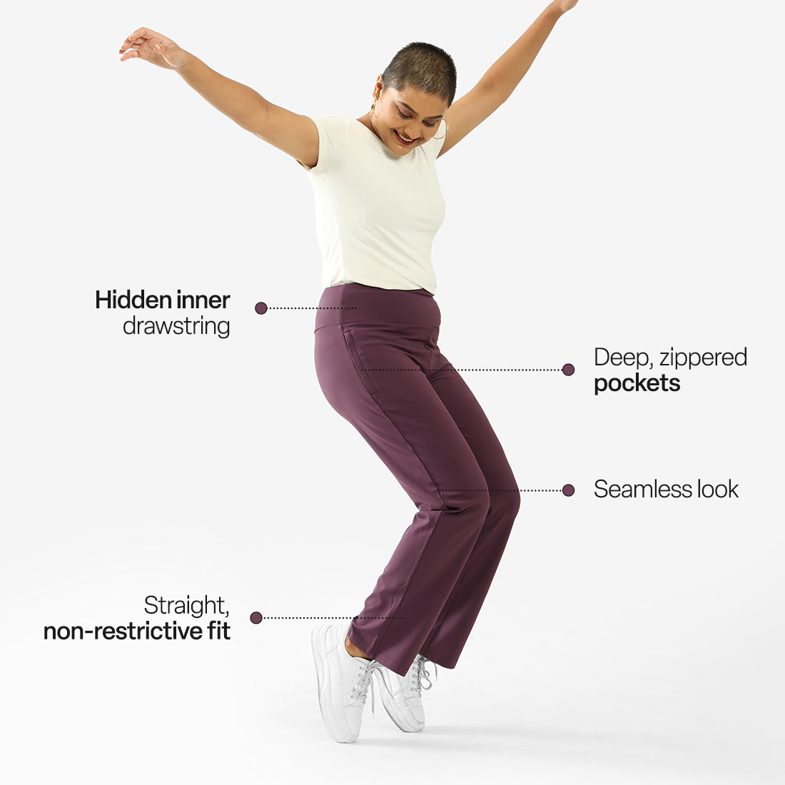 On-The-Go Straight Pants (Classic)