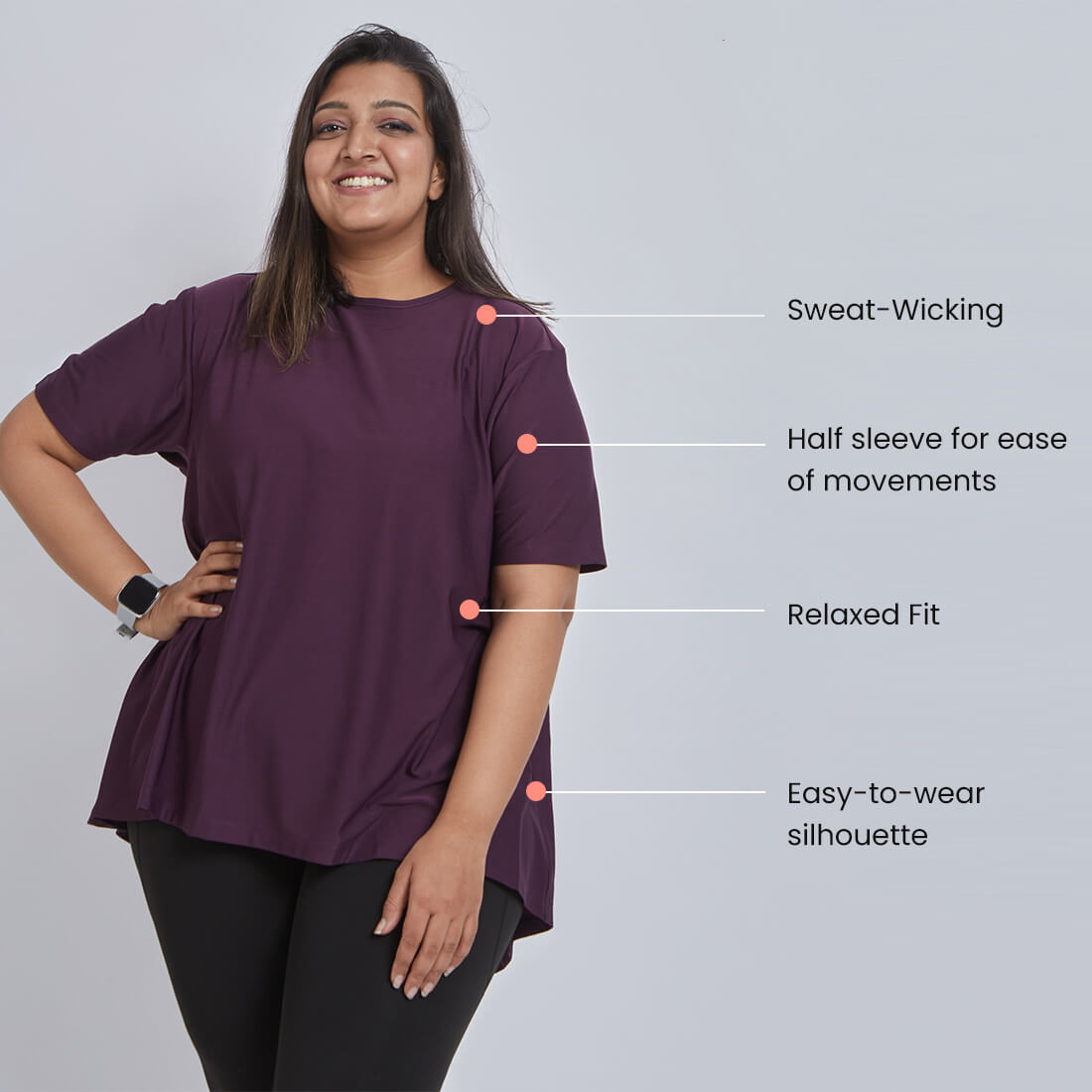 Drop Shoulder Two-Way Tops for Women