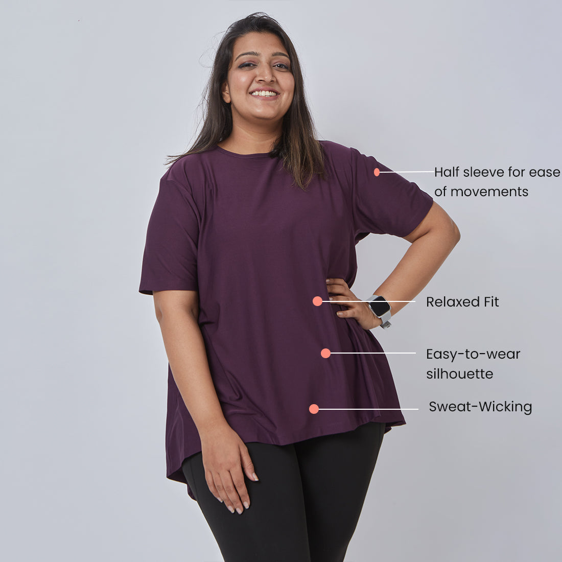 Drop Shoulder Two-Way Tops for Women