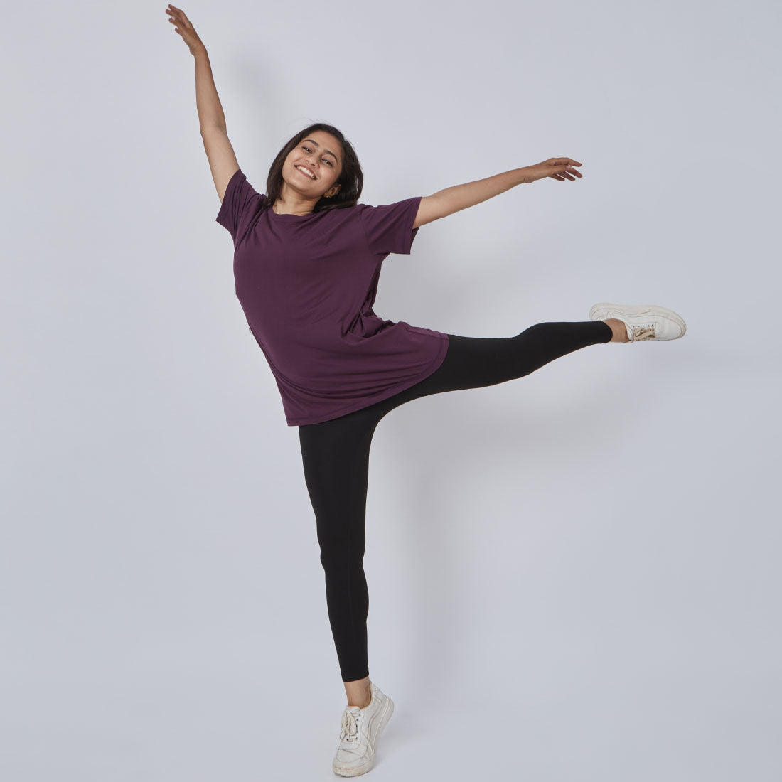 Round Neck Oversized T-Shirts for Women & Girls