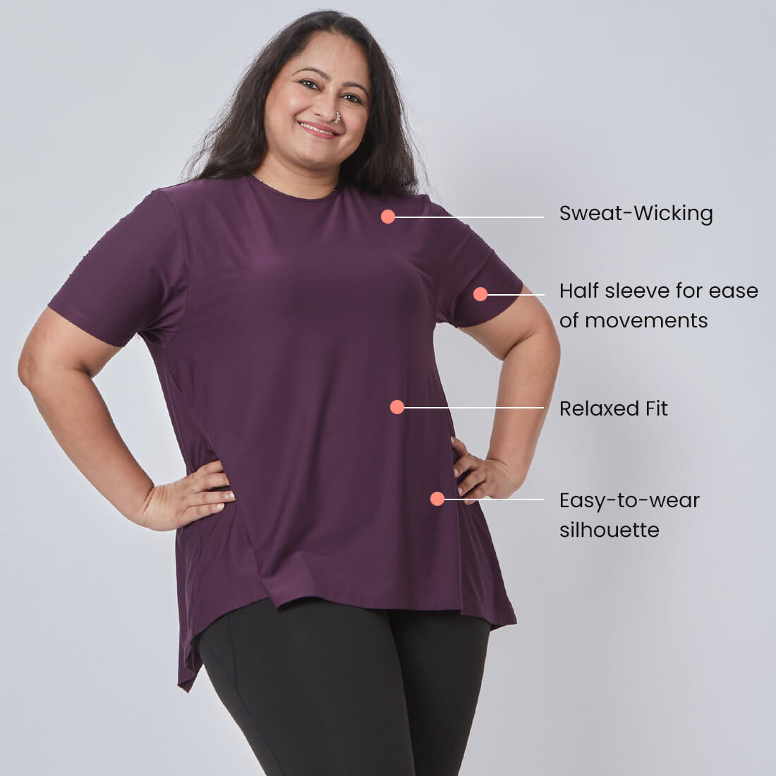 Drop Shoulder Two-Way Tops for Women