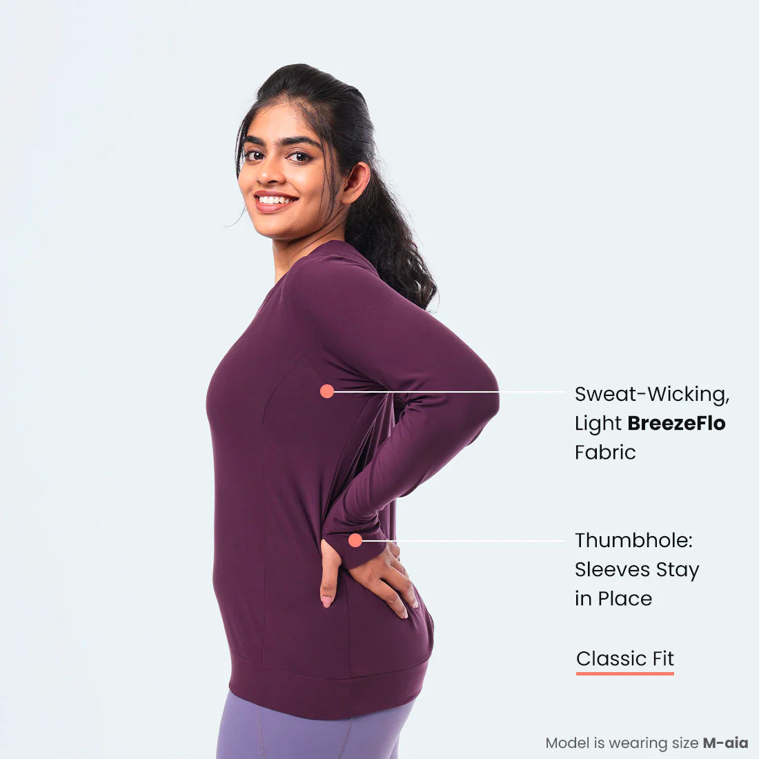 The Breezy Thumbhole Top
