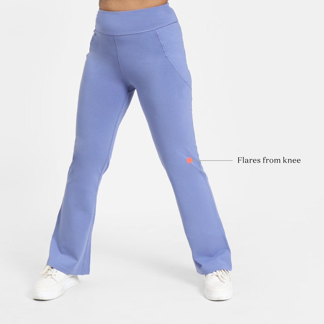 Groove-In Cotton Flare Pants - Regular