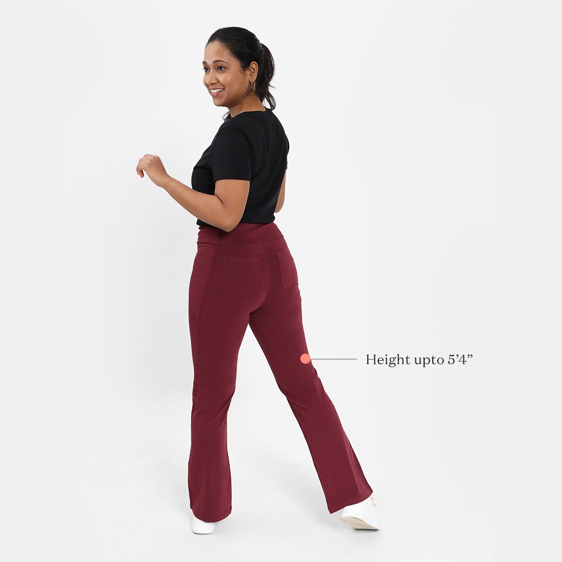 Groove-In Cotton Flare Pants - Regular