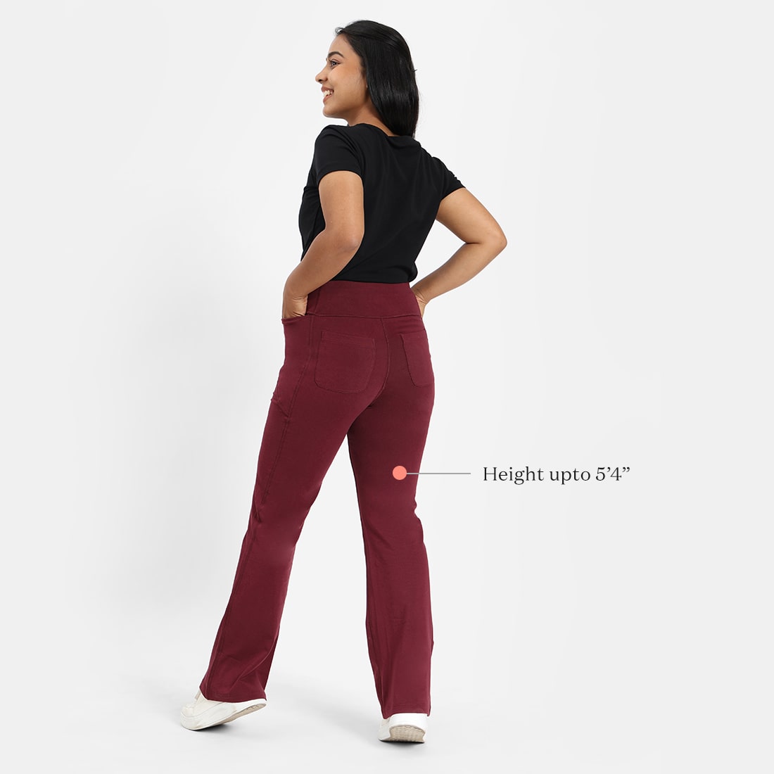 Groove-In Cotton Flare Pants - Regular