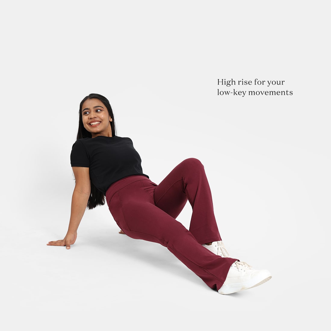 Groove-In Cotton Flare Pants - Regular