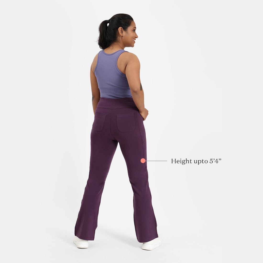 Groove-In Cotton Flare Pants - Regular