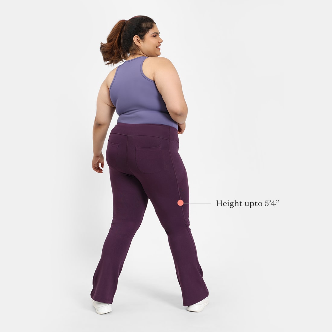 Groove-In Cotton Flare Pants - Regular