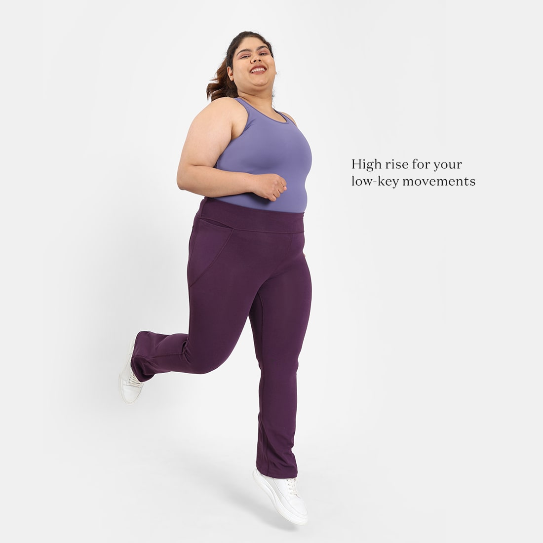 Groove-In Cotton Flare Pants - Regular