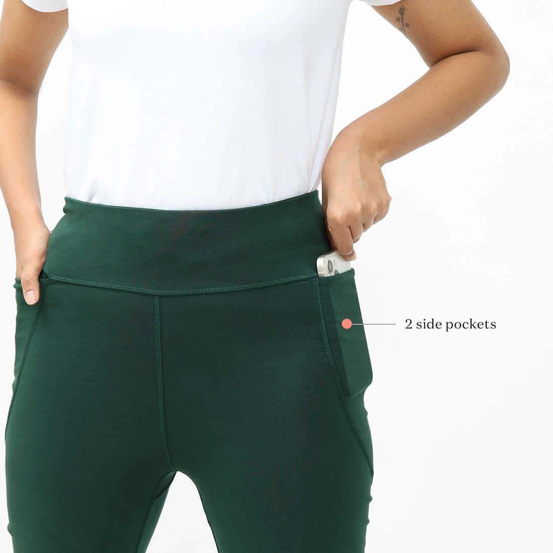 Groove-In Cotton Flare Pants - Regular