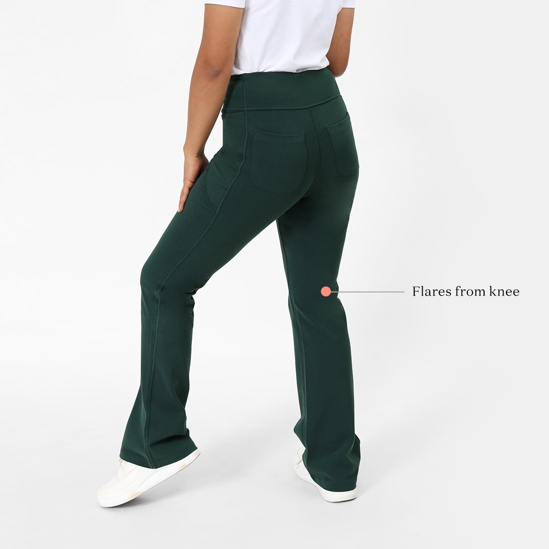 Groove-In Cotton Flare Pants - Regular