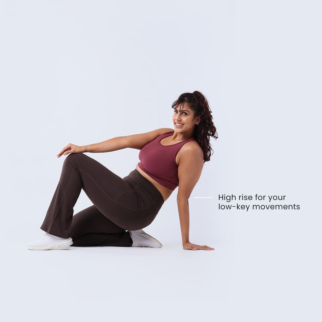 Groove-In Cotton Flare Pants - Regular