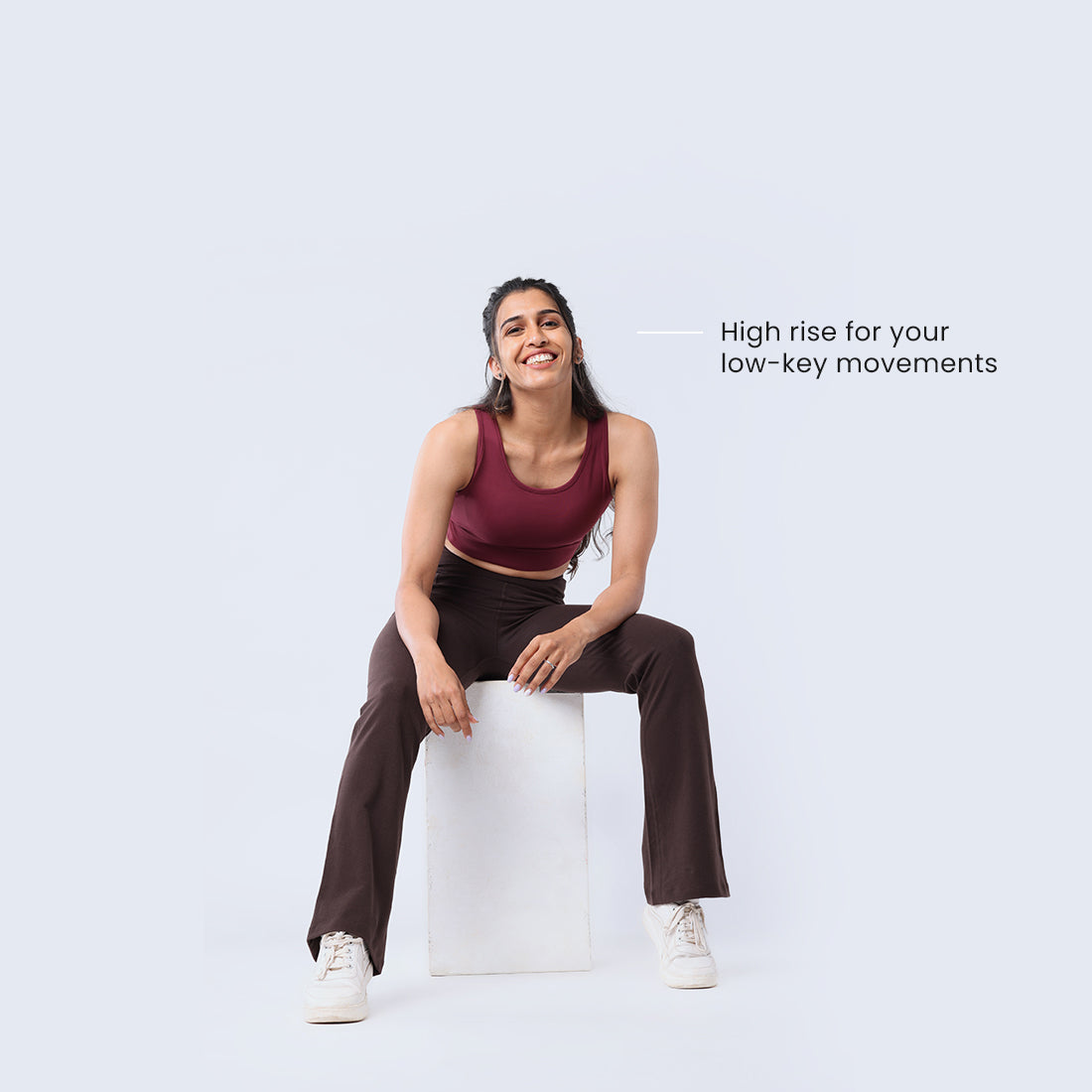 Groove-In Cotton Flare Pants - Regular