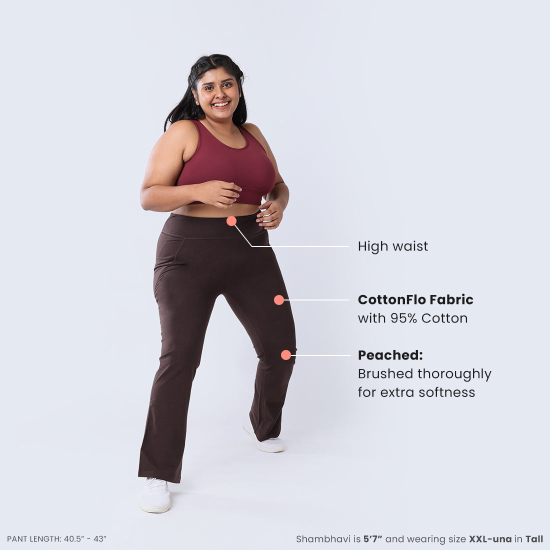 Groove-In Cotton Flare Pants - Regular and Tall (CFP)