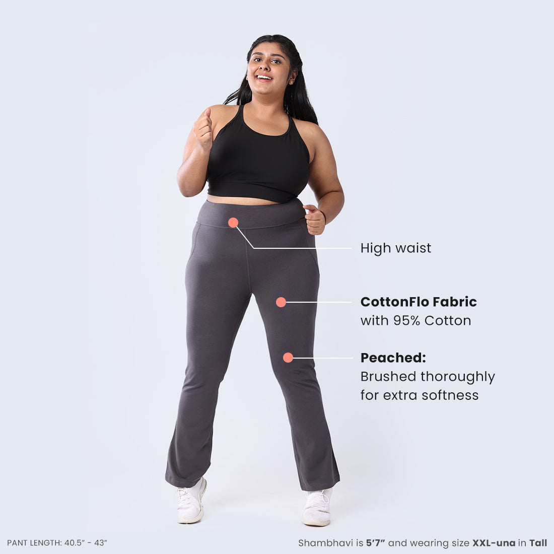 Groove-In Cotton Flare Pants - Regular and Tall (CFP)