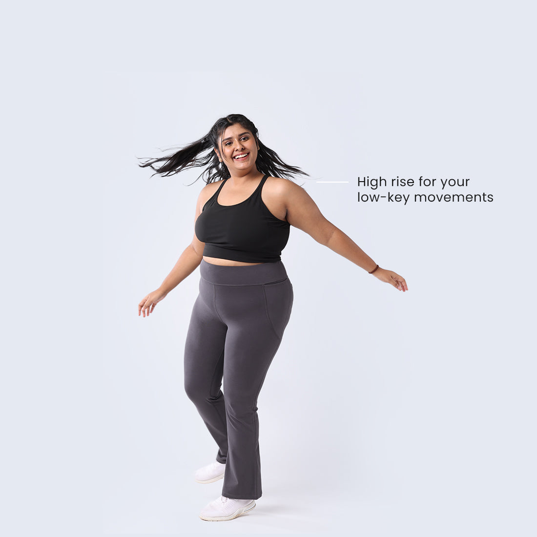 Groove-In Cotton Flare Pants - Regular