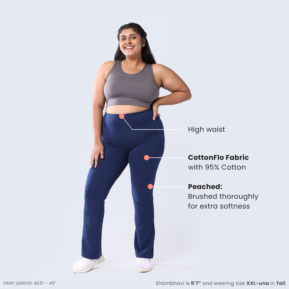 Groove-In Cotton Flare Pants - Regular and Tall (CFP)