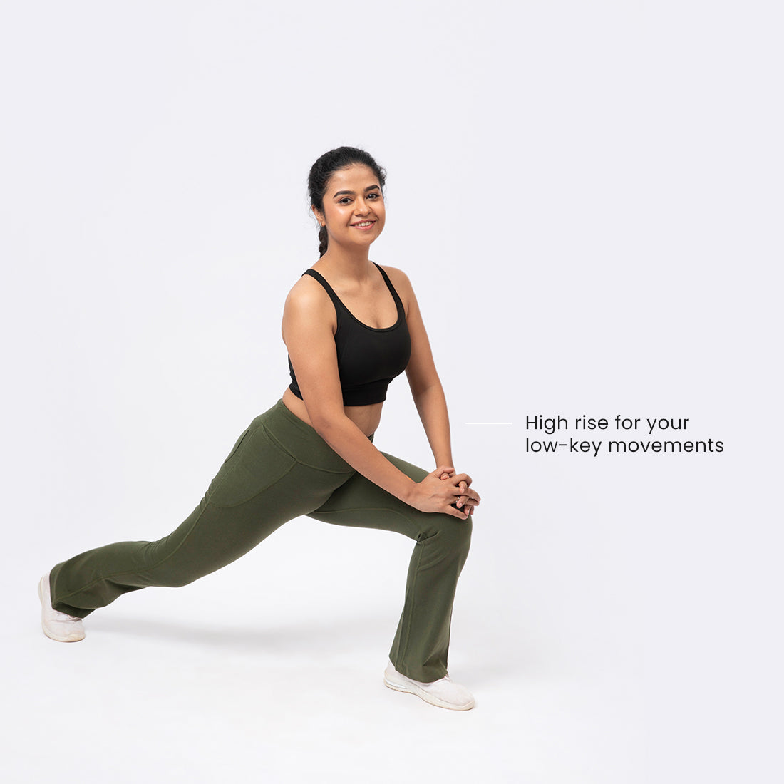 Groove-In Cotton Flare Pants - Regular